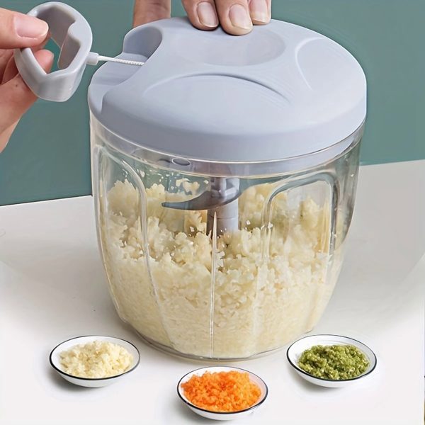 Hand-Pulled Multipurpose Chopper & Cutter – Fast & Easy Kitchen Helper
